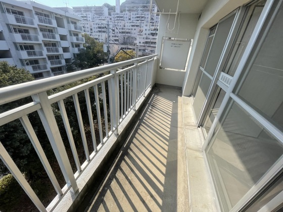 バルコニー　※別部屋の写真です