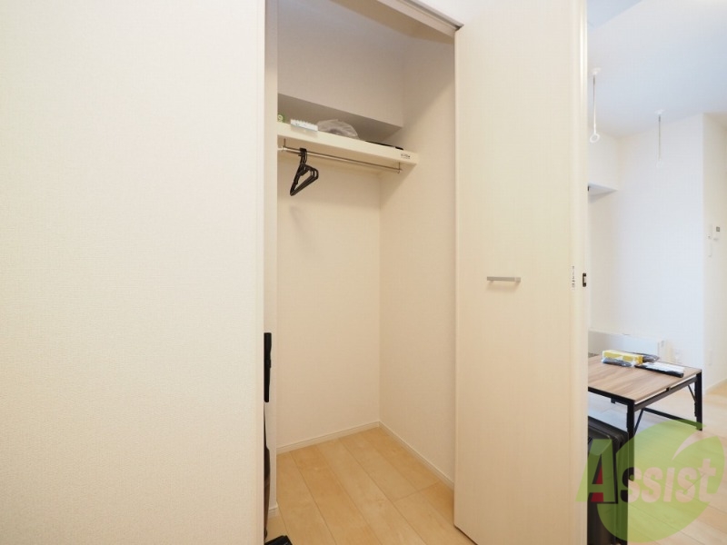 収納　収納もバッチリあるのでお部屋が片付きますよ！