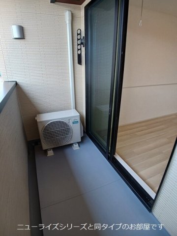 バルコニー　落ち着いた時間を過ごせるバルコニーです