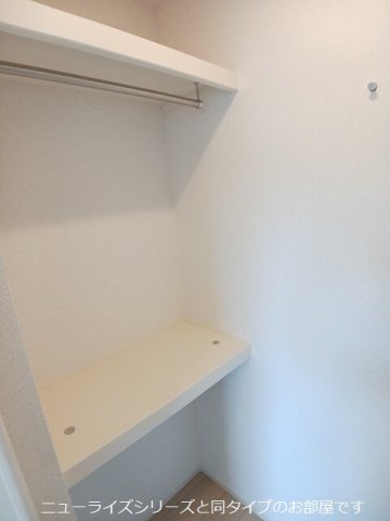 収納　たっぷりとした収納スペースです