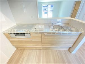 キッチン　グリル付きシステムキッチン