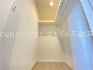 収納　広々使用できるクローゼット