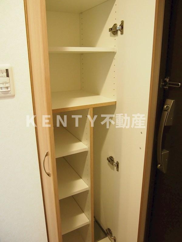 収納　収納のためのスペースです