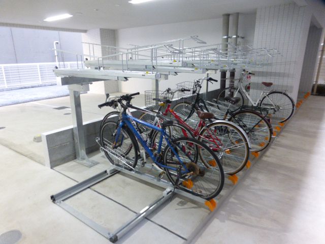 駐車場　駐輪場です。