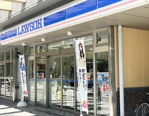 コンビニ　ローソン 佃二丁目店（コンビニ）まで215m