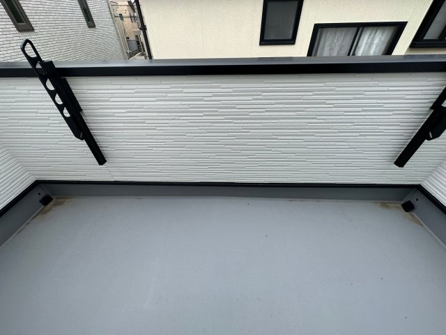 バルコニー　広々としたバルコニーです