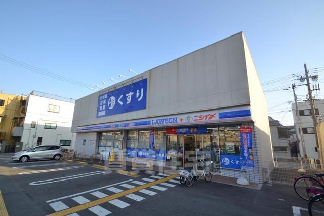 コンビニ　ローソン　ニシイチドラッグ崇徳院店（コンビニ）まで543m