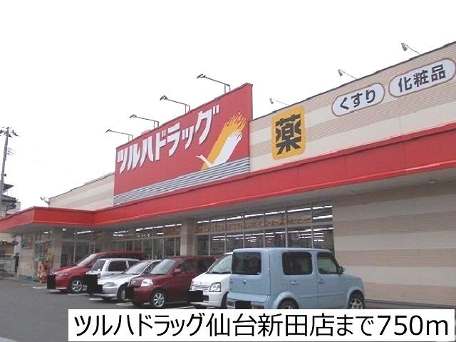 ドラックストア　ツルハドラッグ新田店（ドラッグストア）まで750m