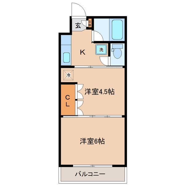 イーグルハイツ高松の間取り写真