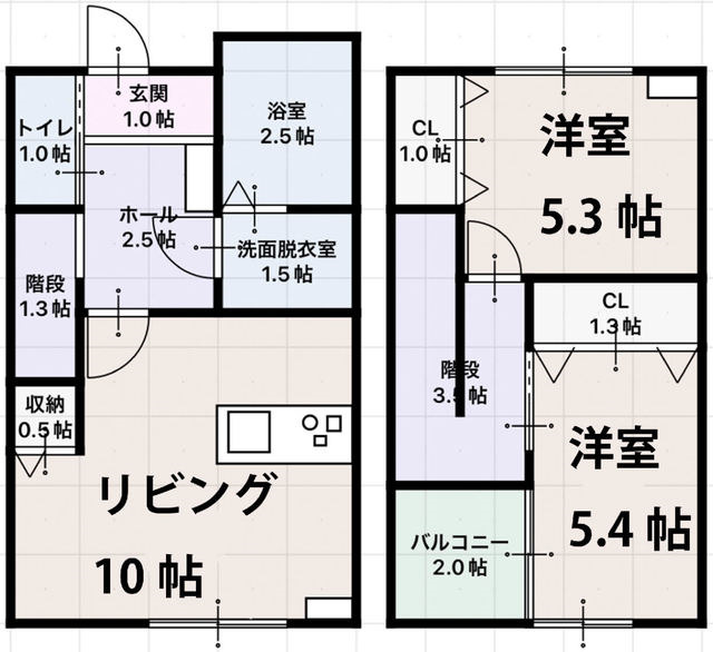 スピネルデュオの間取り写真