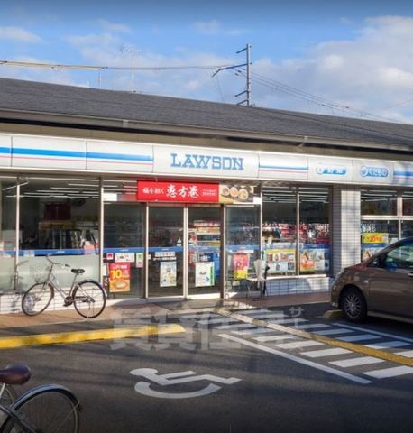 コンビニ　ローソン　京都大将軍店（コンビニ）まで465m