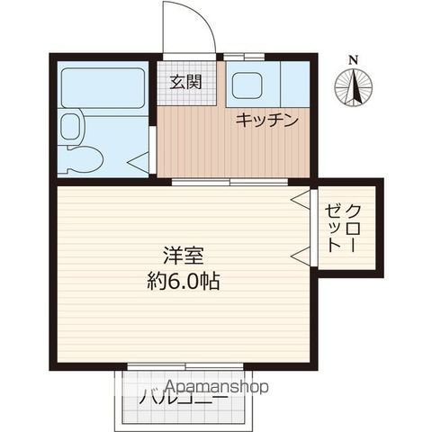岡野ハイツ三山の間取り写真