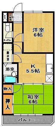 Nコーポの間取り写真