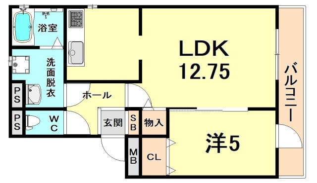 グリーンパーク尾浜IIの間取り写真