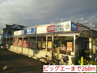 スーパー　ビッグエー（スーパー）まで260m