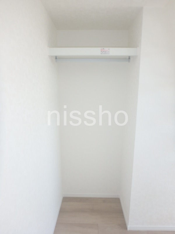 収納　オープンクローゼット♪　※建築中写真