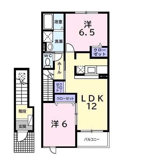 ハイツ クレインの間取り写真