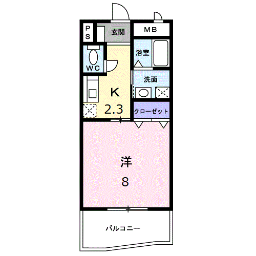 サムデイ小郡の間取り写真