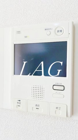 セキュリティ　モニター付きインターフォンです。