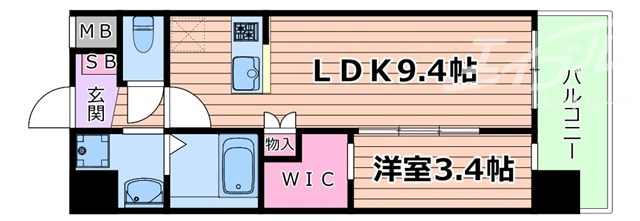 セレニテ江坂ミラクの間取り写真