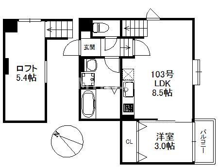 ＪＲ篠栗線 柚須駅 徒歩22分 2階建 築10年の間取り写真