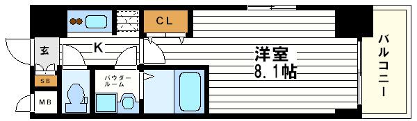 レオンコンフォート本町東の間取り写真