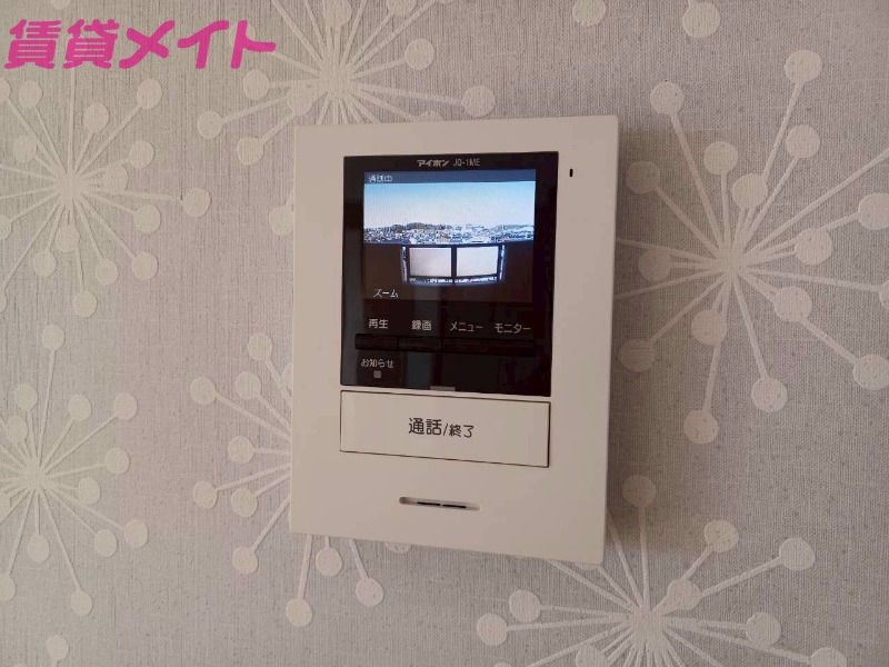 セキュリティ　※同棟５階同型別部屋の写真です