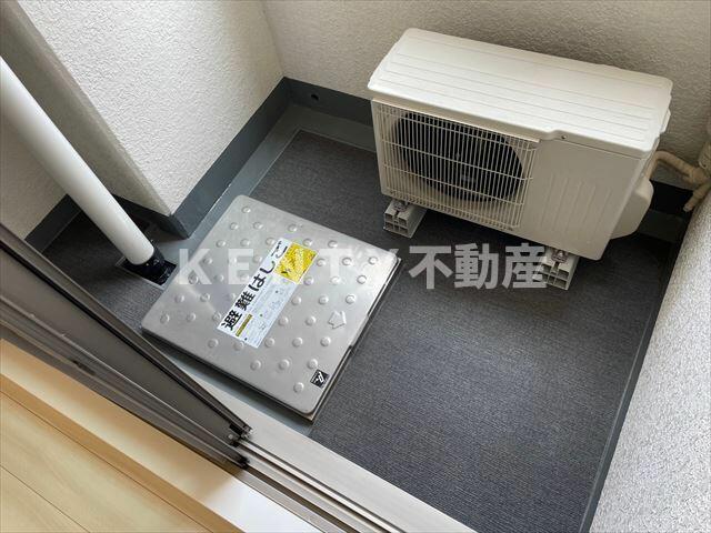 バルコニー　広々としたバルコニーです