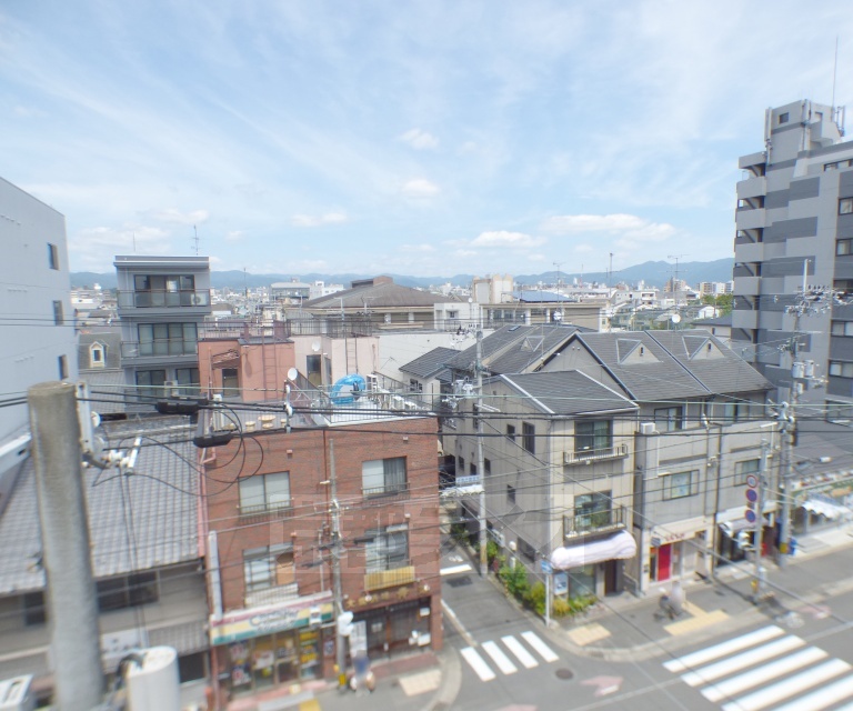 眺望　コインランドリーが目の前にあります。