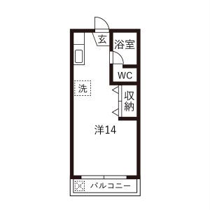 村上ハイツの間取り写真