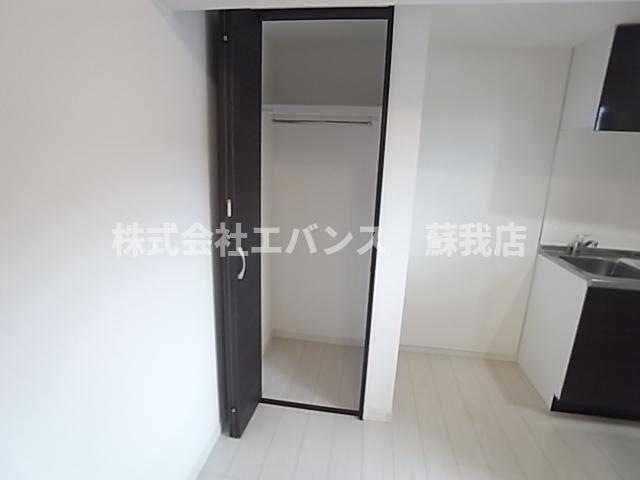 収納　たっぷりとした収納スペースです