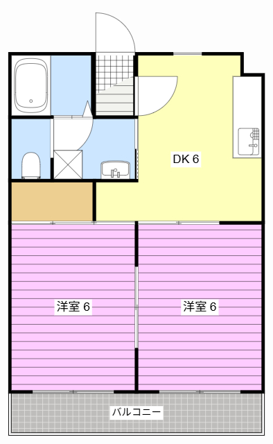 マンションリビエールIIの間取り写真