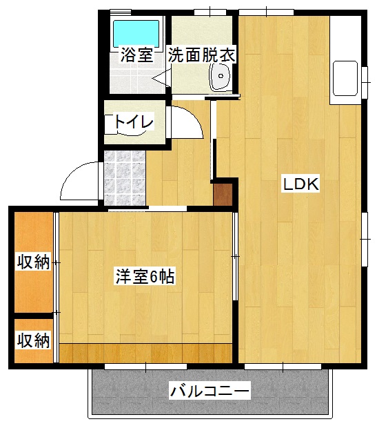 ディアス古屋敷IIの間取り