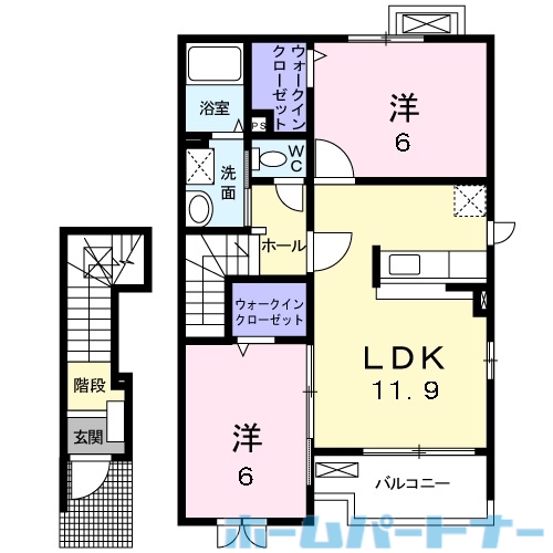 ベルコリーヌの間取り