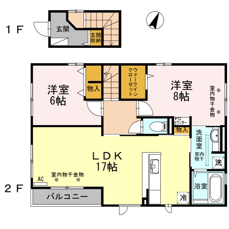 色無風（いろなきかぜ）の間取り