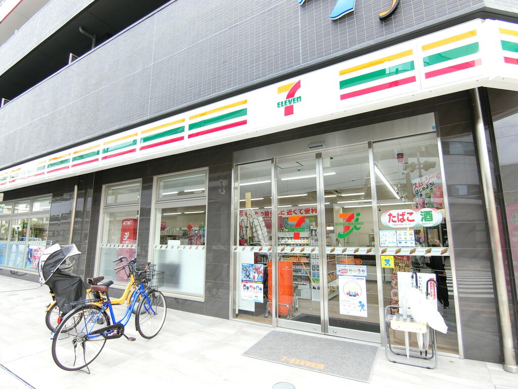 コンビニ　セブンイレブン大阪西宮原1丁目店（コンビニ）まで443m