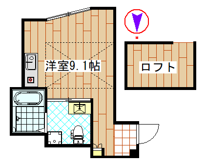 ビームスルックの間取り