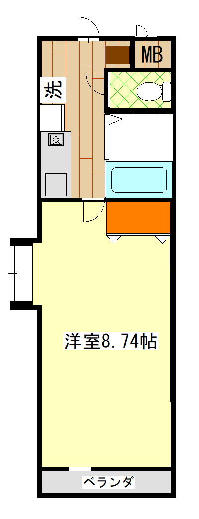 プラチナコート58番館の間取り