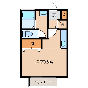 フォーレスト新南の間取り