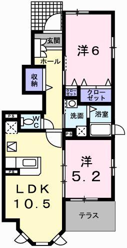 クール・ヴィヴァーチェCの間取り写真