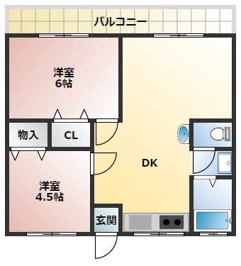 第二小林マンションの間取り