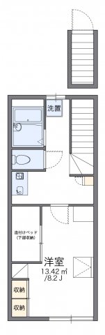 レオパレスインバルカの間取り