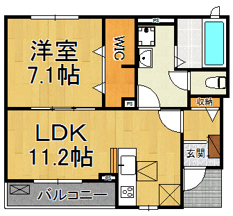 モンレーブの間取り