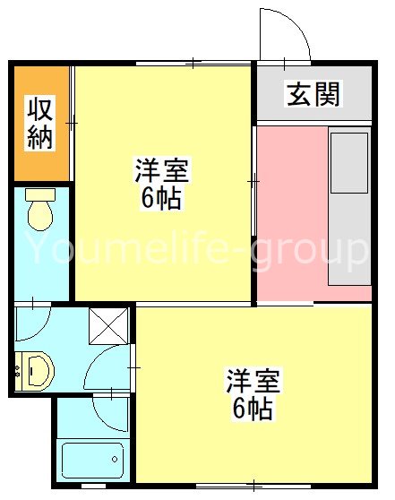 小田原市荻窪のマンションの間取り