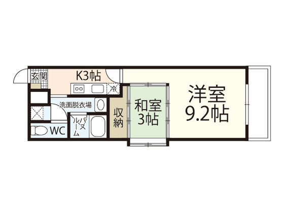 広島市佐伯区五日市のマンションの間取り