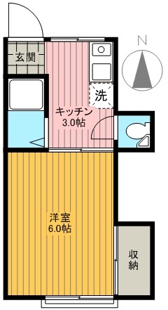 ハイツ希望の間取り