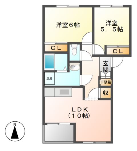 エルハイムの間取り