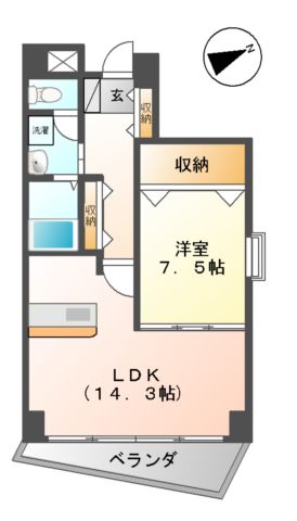 エムズ　ハウスの間取り