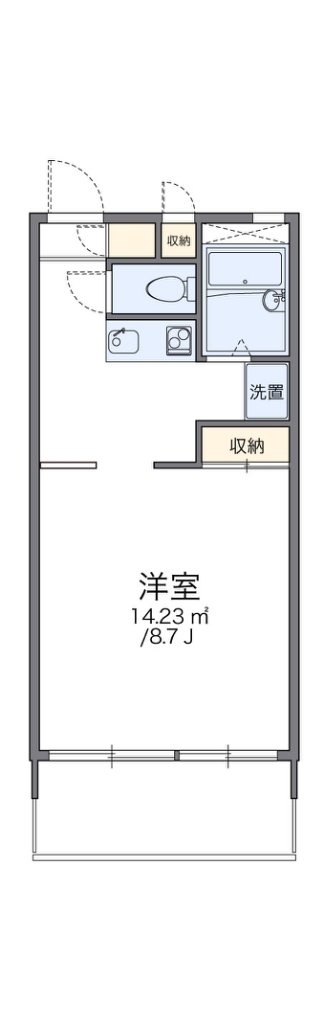 レオパレスＡＯＫＩの間取り