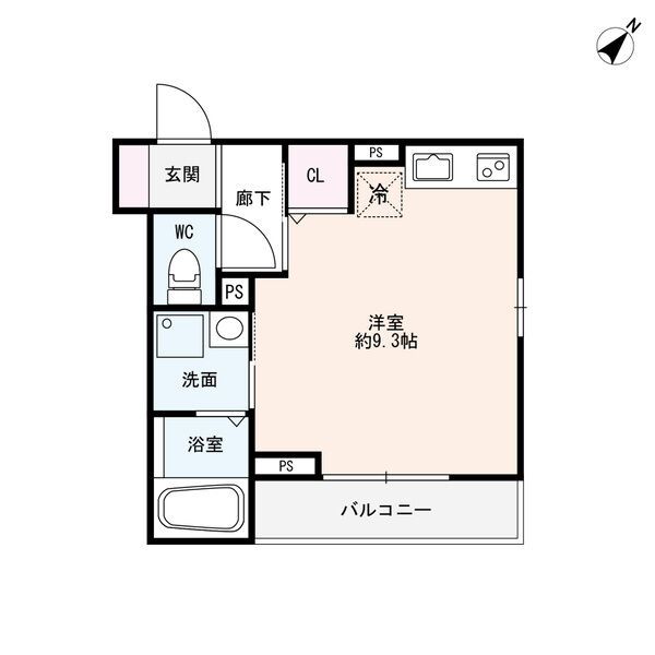 ボヌールS安城の間取り